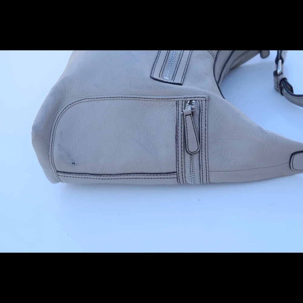 Etienne Aigner leather hobo bag